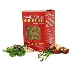 Preisvergleich Produktbild RawLicious RawLicious Rohkostbrot, Bio, 150g Paranuss / Thymian