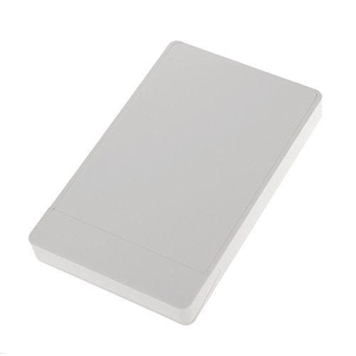 Mini USB 2.0 SATA SSD HDD Festplattengehäuse 2,5 Zoll Festplattenlaufwerk bis zu 480mbps, werkzeuglos – Weiß, eine Größe - 8