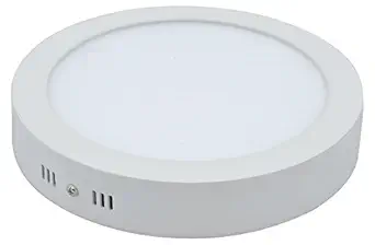 Galaxy 12 watt Led Surface Round Warm White pack of 1 (No False Ceiling Required)