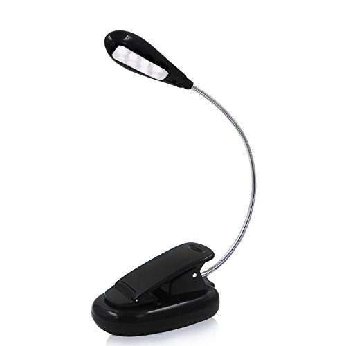 Preisvergleich Produktbild Sisthirth LED Tischlampe Drehbare Schwanenhals Aufladbare Dimmbare LED Bürolampe Leselampe Buchlampe Laptoplampe Tischleuchte Schreibtischleuchte Stimmungslicht (4 LEDS Schwarz)