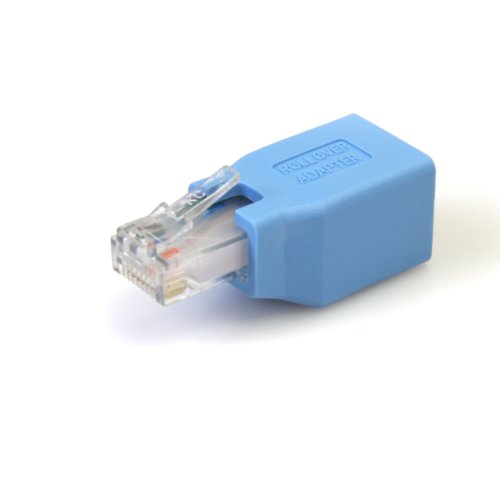 StarTech ROLLOVER Cisco Konsolen Rollover Adapter für RJ45 Ethernet Kabel (Stecker/Buchse)