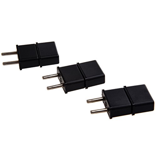 SODIAL(R) 6 Pack Amerikanisch zum Europaeischen Steckdose Adapter - 2