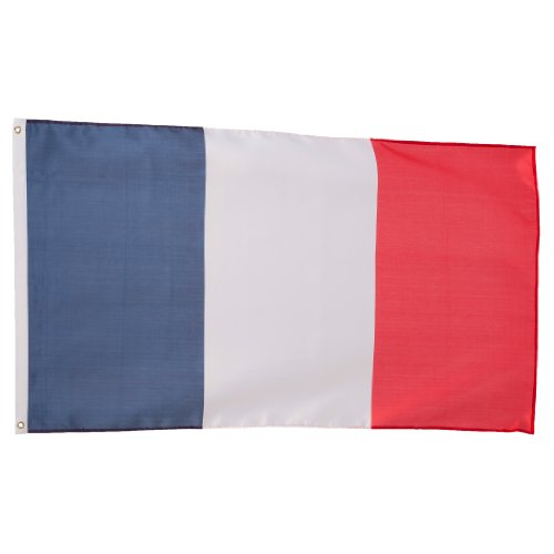 Ultranatura Frankreichfahne / -flagge 150 x 90 cm - 7 verschiedene Nationen