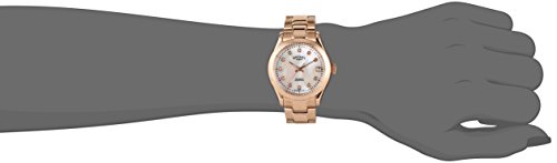 Rotary Women's Automotive Watch with White Dial Analogue Display and Rose Gold Stainless Steel Bracelet LB00157/41