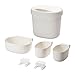 IKEA ONSKLIG stor baskets changing table set of 4, white