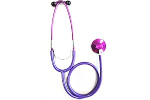 AR EMPORIUM Lightweight Pro Single Head Stethoscope - Ideal for EMT, Doctor, Nurse, Vet, and Medical Students (Purle)