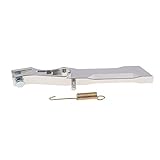 Soporte lateral de 1 pieza Caballete de Pie para Motos Soporte de Pie Lateral Ajustable Universal para Motor/Longitud de 11.02 Pulgadas - Plata