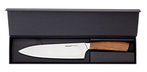 makami Kona Chefmesser – scharfes Kochmesser mit Griff aus Palisanderholz in Geschenkverpackung. Küchenmesser mit 20 cm Klingenlänge - 3