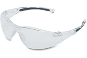 Honeywell 1015370 A800 Sportiga skyddsglasögon med transparent, reptåligt glas, klar, en storlek, transparent
