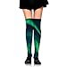 Produktbild OQUYCZ Woman's Psychedelic Sky On Nordic Camping Radiant Energy Image Breathable Knee High Socks