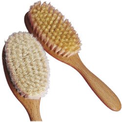 Toddler hair Brush- Pig- Green Baby