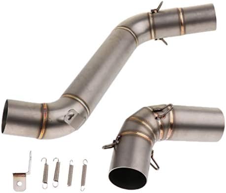 Baoblaze Exhaust Header Down Pipe & Mid Pipe For KTM Duke 390 13-16 125/200 11-15