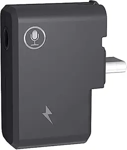 ONE X2 Dual Mic Adapter - 3.5mm Input Compatible with Insta360 ONE X2 Extrenal Microphones and USB-C Port by CYNOVA