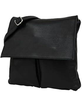 AMBRA Moda Damen Handtasche Ledertasche Umhängetasche NL605