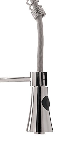 Wasserhahn Küche | Einhandmischer Fresh für Küchen-Spüle | Chrom | Geschirrbrause | Federbrause | Spüle | Mischbatterie-Küche | Küchenarmatur | Spültisch-Armatur - 2