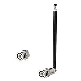 Volle ungedehnte Länge: 42cm | Kontraktionslänge: 14cm | Biegender Fuß: 3,5 cm | Antennenstabdurchmesser 6mm