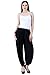 NumBrave Solid Viscose Black Harem Pants RS.399.00