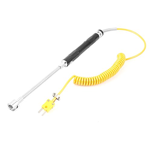 sourcingmap® NR-81532B Tempreture Messung K Typ Handheld Thermoelement Sonde Fühler Stecker - 3