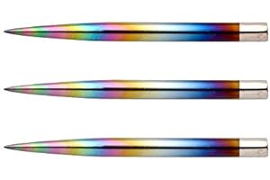 RED DRAGON Spécialiste Dart Points - Enduit Effet Arc en Ciel 32mm - 3 Ensembles par Paquet