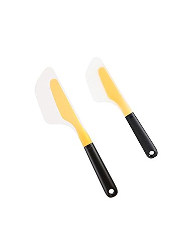Mr. Flexi - 2er Set - Flexibler Spatel für den Mixtopf des Thermomix® TM5 und TM31 (Set 1x groß (34 cm) + 1x klein (28,5 cm))