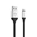 Tukzer HYBRID Micro-USB to USB Cable (4 Feet/ 1.2 Meter) - High Speed, Quick Charge 2.4 Amp & Data Sync (Black) RS.299.00