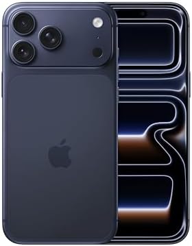 Apple iPhone 17 Pro Max 512 GB: display 6,9", ProMotion fino a 120Hz, chip A19 Pro, autonomia mai vista su iPhone, sistema di fotocamere Pro Fusion, fotocamera frontale Center Stage; Blu profondo