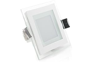 Foco Downlight LED 6W 600Lm 2700ºK Cuadrado Cristal 40.000H [GR-MB02-6W-WW] | Greenice
