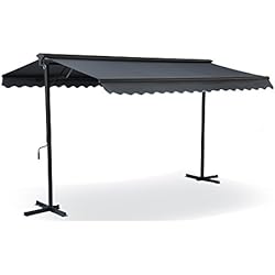 Oviala Store Double Pente avec Coffre 3 x 4 m