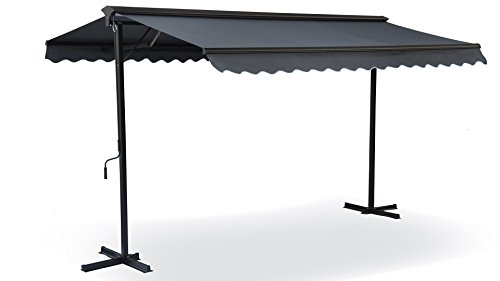 Oviala Store Double Pente avec Coffre 3 x 4 m