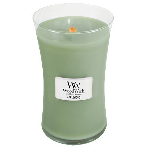 Preisvergleich Produktbild Woodwick "Applewood" Duftkerze im Glas, groß