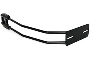 GZM Soporte para matrícula lateral Harley Davidson BOBBER SPORTSTER DYNA SOFTAIL para matrícula, de rueda negra para Harley Custom Cafacer Cafe Racer Scrambler, moto para Suzuki Kawasaki Honda Yamaha