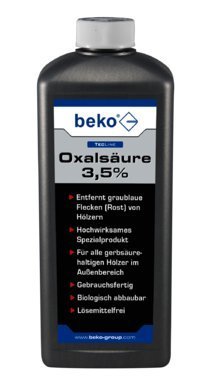BEKO TecLine Oxalsäure 3,5% 1000 ml Flasche, 1 Stück, 299261000