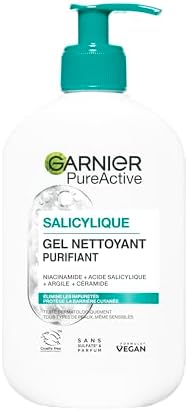 Garnier Gel detergente schiumogeno con acido ialuronico, ceramide e argilla 250 ml