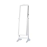 ZNL Spiegelschmuckschrank Schmuckschrank Standspiegel Spiegelschrank Spiegel weiß 158cm JCYJ07 Weiss - 2