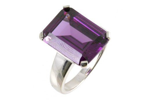 Citerna Damen-Ring 925 Sterlingsilber Zirkonia 54 (17.2) violett PR5887 CZAM(N)