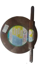 Saras Wooden Roti Roller Chakla Belan Rolling Pin Board Roti Maker Phulka Maker Chapati Maker Chakla Chapathi Presser Wooden (12)