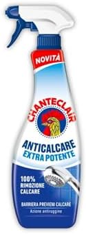 Chanteclair - Anticalcare Universale Antigoccia - Ideale Contro il Calcare su Acciaio, Rubinetti e Ceramica, Azione Antiruggine, Forza&Igiene - 625 ml
