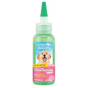 Tropiclean Fresh Breath Clean Teeth Oral Gel for Puppies, 59 ml