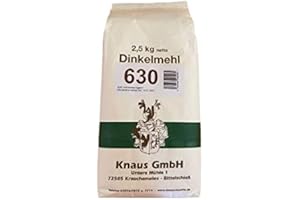 KNAUS GMBH Dinkelmehl Type 630 Dinkelmehl in Bäckerqualität (12,5 kg)