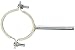 Produktbild Doppelbolzen Design 50 mm Dia PVC-Rohr Tube Verschluss Cinch Klemmträger