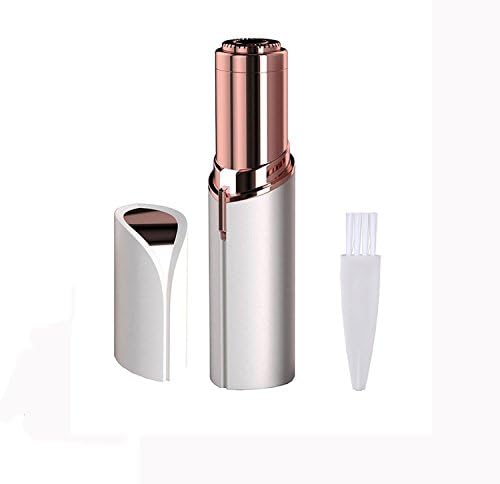 Flawless Women's Painless Hair Remover with 1 Replacement Head Electric Cordless Facial Hair Razor Portable Bikini Trimmer Ladies Electric Hair Shaver on Upper Lip Chin Cheeks AS SEEN ON TV