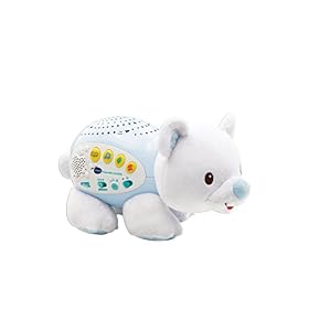 VTech – Ourson Dodo Nuit Étoilée, Veilleuse Bébé Musicale, Projection Lumineuse au Plafond, Musique Douce, Berceuses, Histoires et Sons de la Nature, Cadeau de Naissance – Contenu en Français