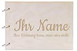 Ringbuch kreativ graviert und individualisiert als Scrap-Book zum Basteln, Bemalen & Selbst-Gestalten. Großes DIY-Bastelalbum fürs Scrapbooking und Bilder durch Sticker und Aufkleber verschönern