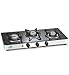 Glen Stainless Steel 3 Burner Cooktop, Black RS.5490.00