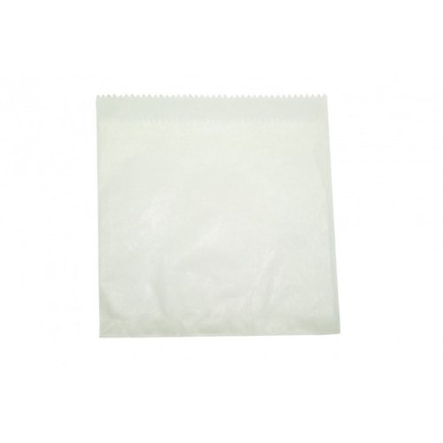 Snacktüte - für Hamburger/Bagels - weiß und unbedruckt - 100 Stück - 160x160mm