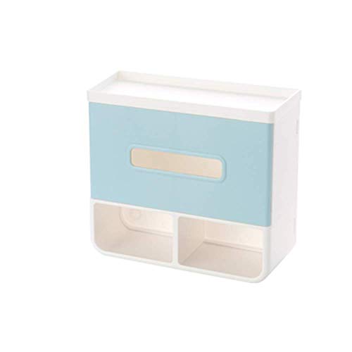 Preisvergleich Produktbild PP Toilettenpapierhalter Hygienetuchbox - wasserdicht, doppellagig, schlagfrei, Handyhalter, Küchenbad universal **~ (Farbe : Blau)