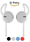 Ear Hook Diseñado: No se preocupe por su Apple Earpods cayendo de su oído, cuando se ejecuta, jogging, patinaje, snowboard, gyming, este gancho de oído agarra AirPods con seguridad