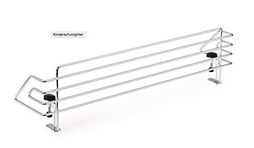 Kindersicherung, Chrom - B 975 x T 150 x H 149 mm