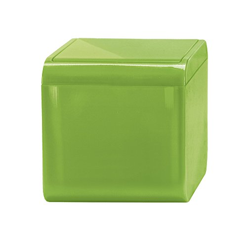 Kleine Wolke 5818645858 Mini-Kosmetikeimer Bobby, Volumen 1,5 L, 12,5 x 12,5 x 12,5 cm, grün