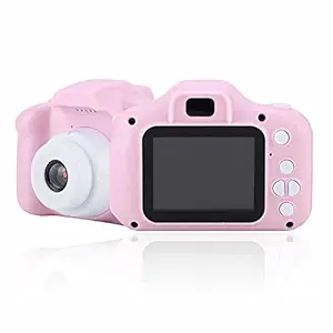 BEJOY Digital Recorder Camera 800W HD 2.0 Inch Screen Video Front Camera Child Camera (Pink)